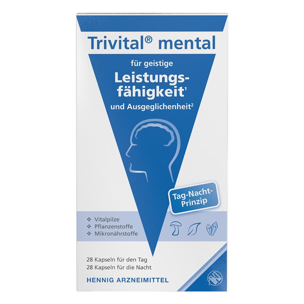 Hennig Arzneimittel GmbH & Co. KG Trivital® mental Kapseln - wenn Stress stresst 10399463