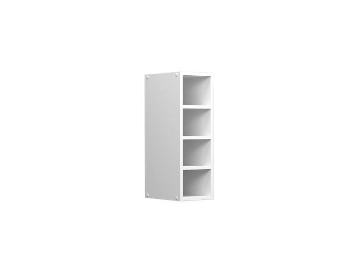 Vicco Hängeschrank R-Line Weiß 20 cm, Weiß, Weiß, Holzwerkstoff, 3 Fächer, Rechteckig, 20x60x29 cm, Küchen, Küchenmöbel, Küchenschränke, Küchenoberschränke