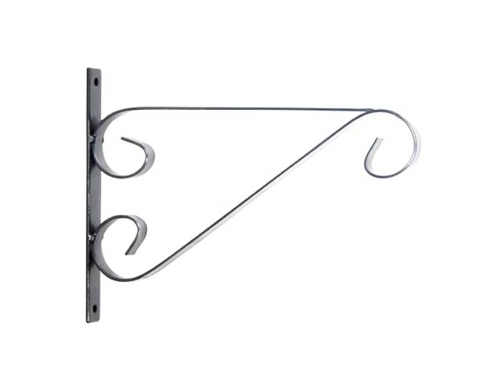 Esschert Design Hangende mand haak Scroll, medium, zwart