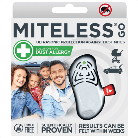 Miteless Go Antiacari Ad Ultrasuoni Portatile Bianco