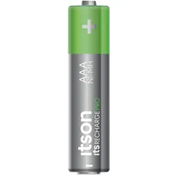 Itson itsRECHARGE Micro (AAA)-Akku NiMH 1.2 V 8 St. (8 Stk., AAA), Batterien + Akkus