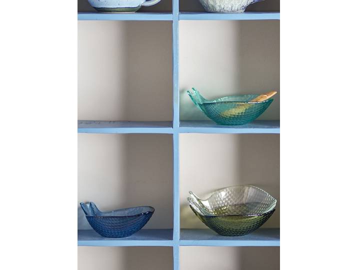 Schale Yuta 4er-Set 11 x 5 x 14cm Multicolor