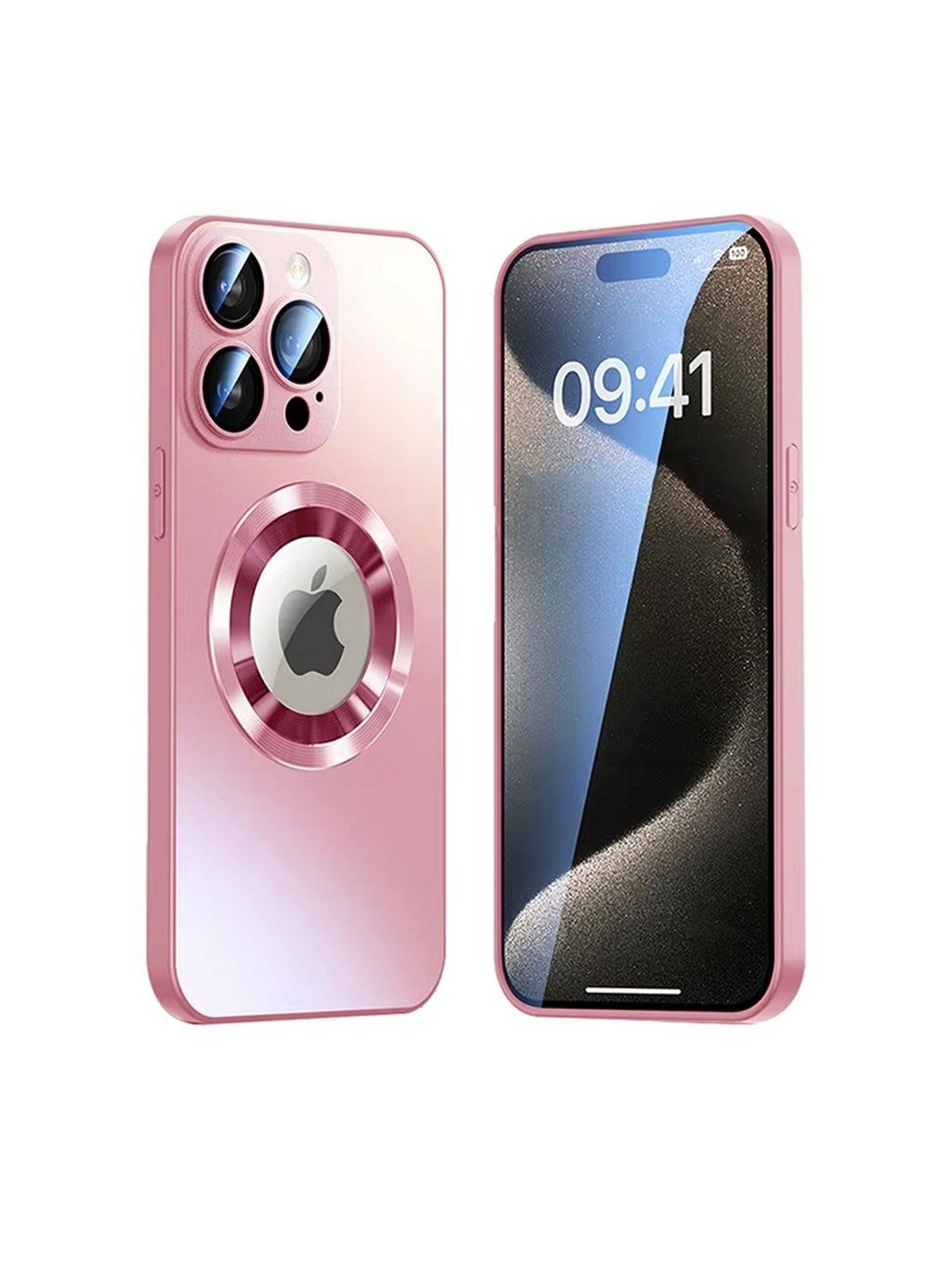 SiGN iPhone 17 Pro Magnetic Case with Lens Cover & Logo View - Pink