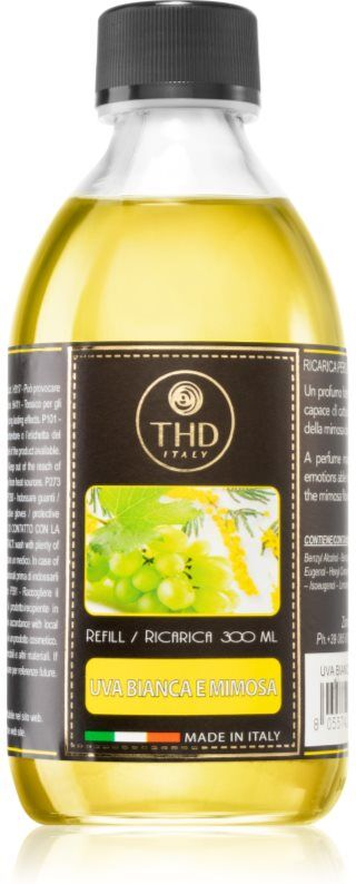 THD Ricarica Uva Bianca E Mimosa recharge pour diffuseur d'huiles essentielles 300 ml