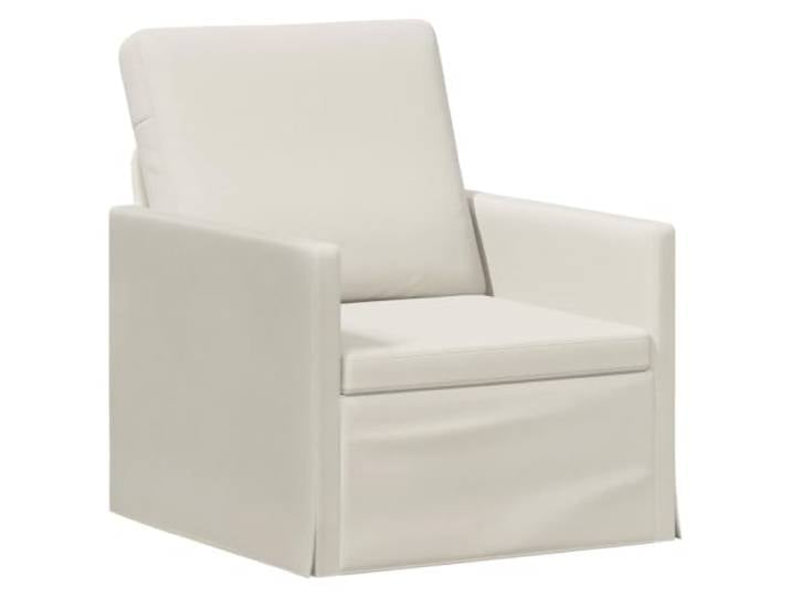 vidaXL Einzelsofa Creme 70 x 81 x 82 cm Samt (V)