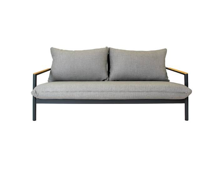 Lola Monaco Lounge 2,5-Sitzer Aluminium Graphite Teak/ Rope