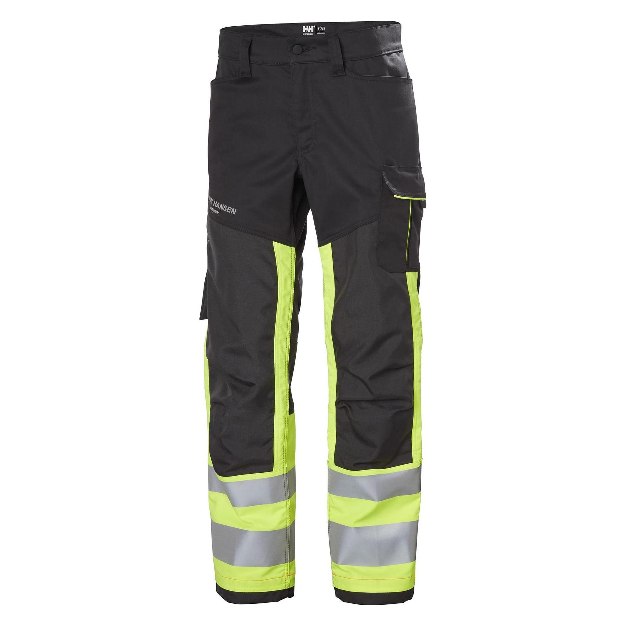 Helly Hansen Workwear Kelnės su šviesą atspindinčiais elementais HELLY HANSEN Alna 2.0 work, geltonos C52 (52) (7040056400563)