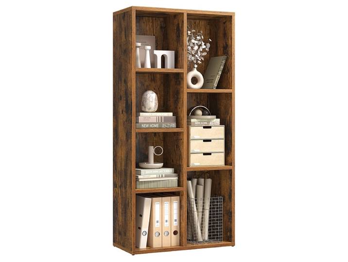 Bibliothek SONGMICS RUSTIK 50x24x106cm spanplatte