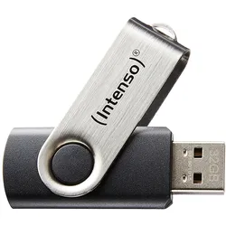 Intenso USB-Stick BasicLine 64 GB schwarz/silber