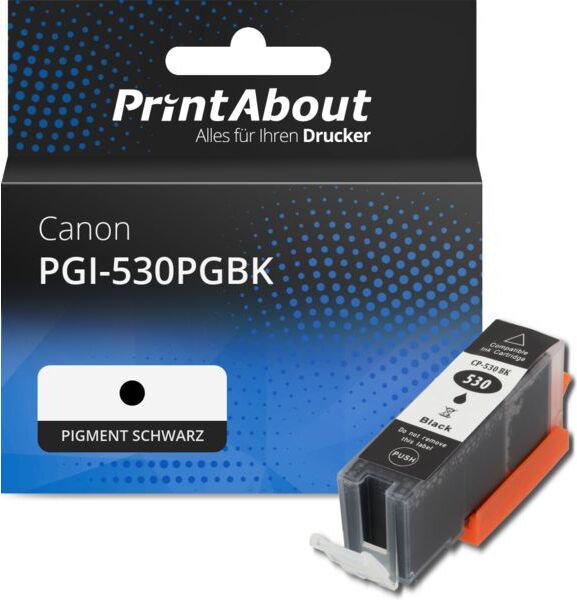 PrintAbout Druckerpatrone kompatibel mit Canon PGI-530PGBK - Pigment Schwarz