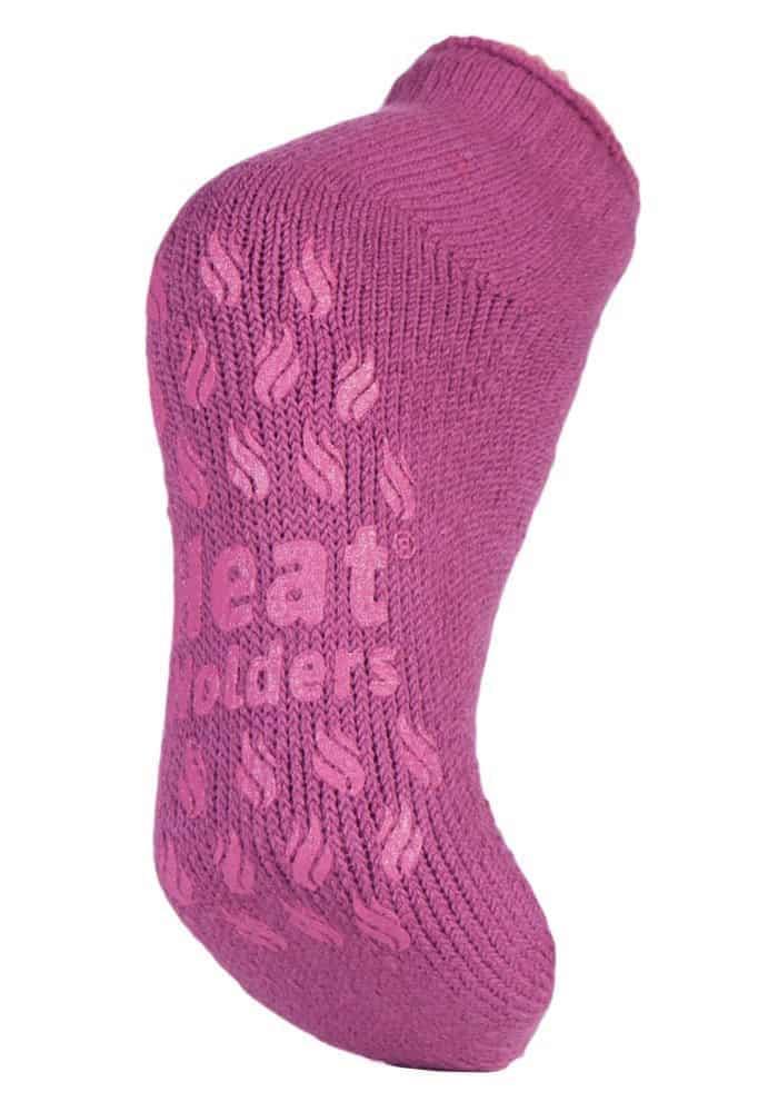 Heat Holders - Dames enkelslippersokken - Gedempt Roze