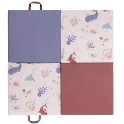 Tineo, Spielteppich + Spielmatte, Spielmatte Treasures of the ocean 3 in 1 120 x 120 cm Bunt (120 x 120 cm)