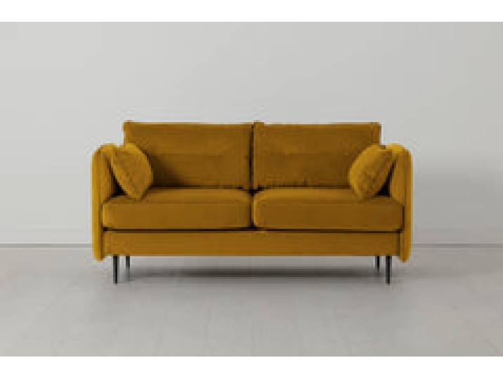 Model 19 Zweisitzer-Sofa, Senfgelb