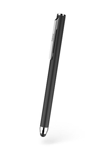 Hama 125111 Soft Touch Eingabestift für Jede Marke Schwarz 00125111