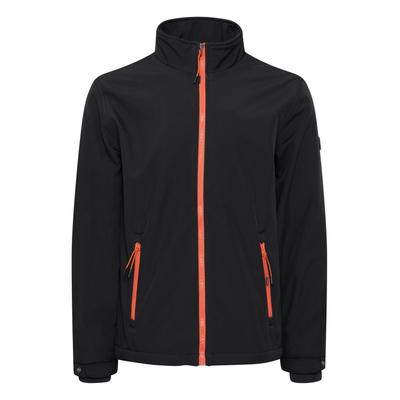 Softshelljacke FQ1924 "Softshelljacke FQJanox", Herren, Gr. M, schwarz (schwarz beauty), Obermaterial: 100% Polyester PES., Jacken Softshelljacke