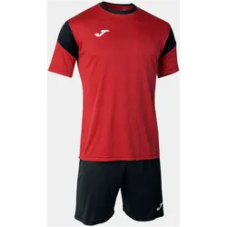 JOMA Phoenix Trikot + Shorts Set 601 - rot/schwarz XL