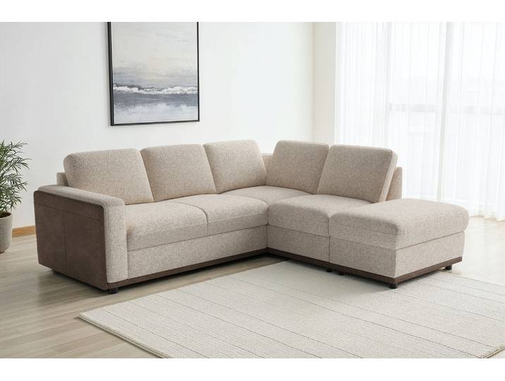 sit&more Cordoba L-Form, B: 232 cm, optional Schlaffunktion & Stauraum Couch mit XXL-Komfort, großzügige Sitzfläche