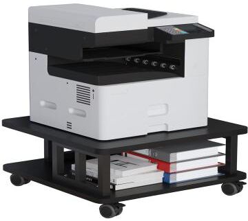 No "Printer Cart Under Desk Rack with Wheels - 23.6""W*23.6""D*10.4""H."