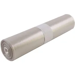 Hygoclean Müllsäcke, transparent, 120 Liter, aus LDPE, Stärke: 45 my, Masse: 700 x 1.100 mm, Abfallsack, Transparent