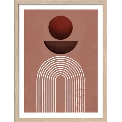 Gerahmtes Bild SHAPES OF THE (BHT 32,50x42,50x2 cm) - bunt - BHT 32,50x42,50x2 cm
