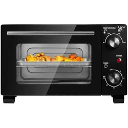 Lafe Mini piekarnik PIW-001, Kleinbackofen, Schwarz