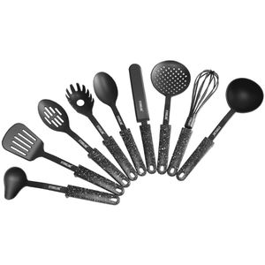 STONELINE Küchenhelfer-Set 14125, aus Kunststoff, spülmaschinengeeignet, 9-teilig