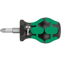 WERA Schraubendreher Stubby PZ02x25mm