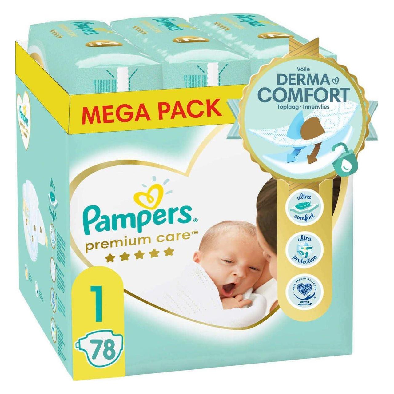 Pampers Premium Care (Gr. 1, Halbmonatsbox, 72 Stk.) (8006540858073)