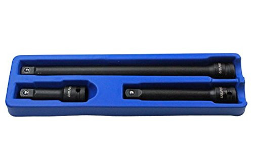 US PRO 2086 3-delige 1/2 inch Impact Verlengstukken Set, Zwart/Blauw