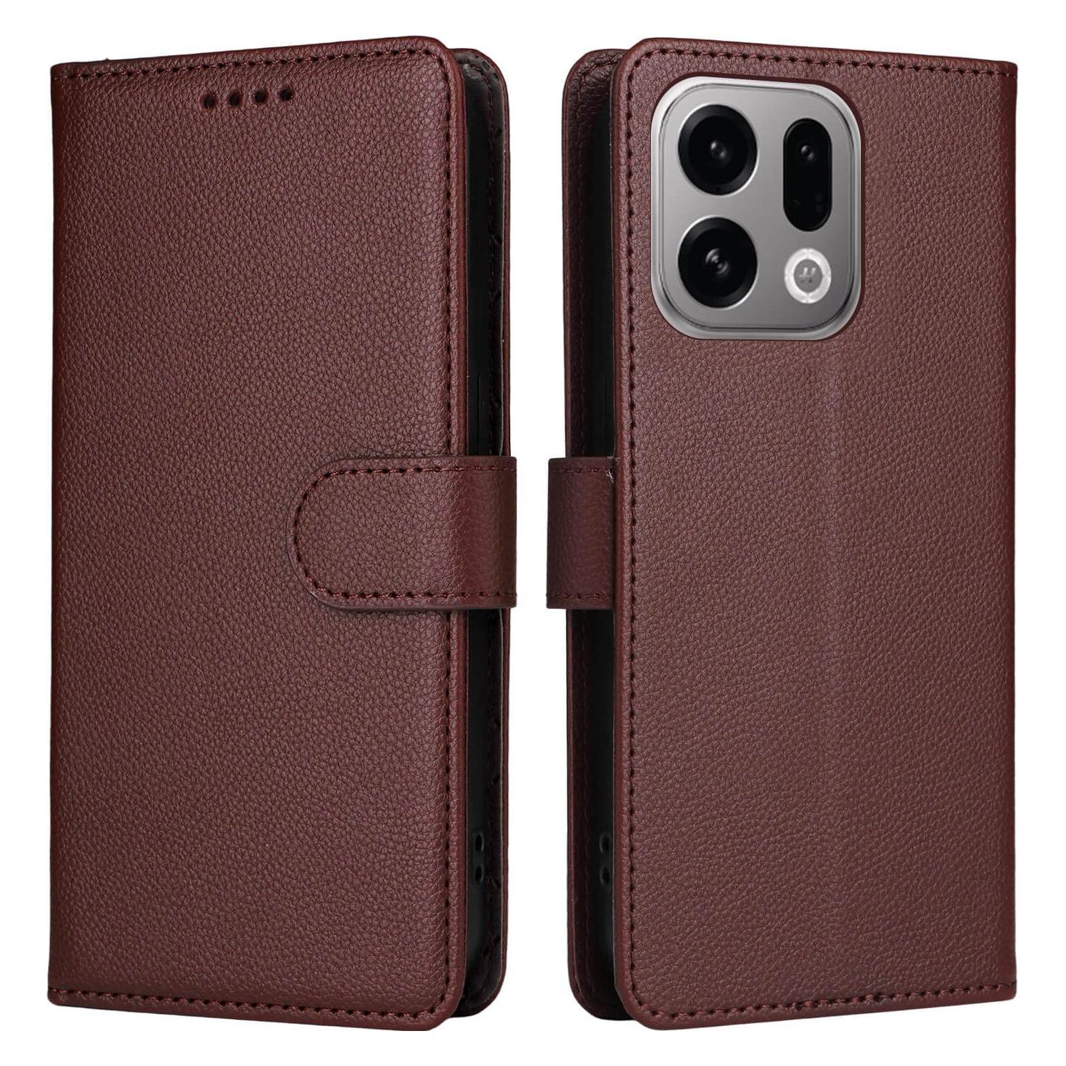 Cover-Discount OPPO Find X9 - Lederoptik-Hülle mit strukturierter Oberfläche (Oppo Find X9) (70731613)