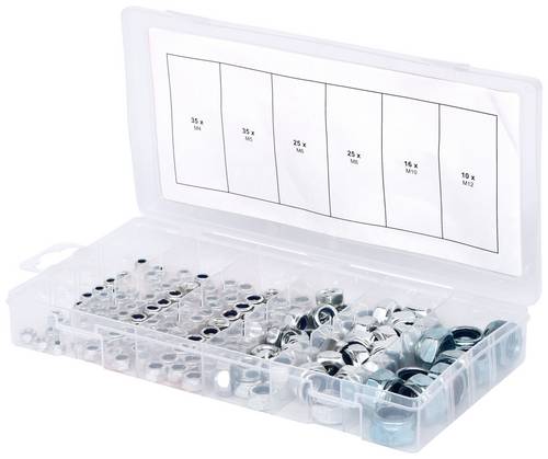 KS Tools 970.0120 Muttern-Sortiment DIN 985 1St.