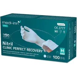 Medi-Inn PRO Nitril Clinic Perfect Recovery Einmalhandschuhe M / 100 Stück
