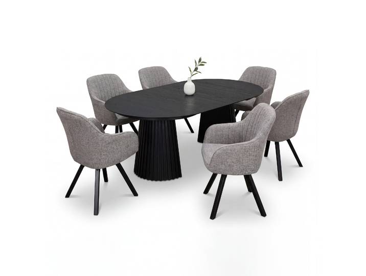 deVries Esstisch »Andria« - 59x61x84cm - hellgrau -