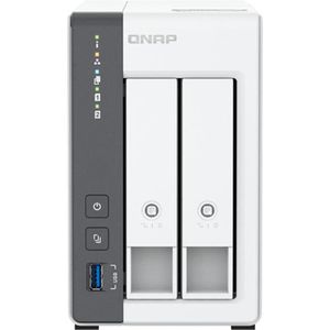 QNAP NAS TS-216G, 1GbE & 2.5GbE LAN, 2 Bay, 4GB DDR4 RAM, ARM Cortex-A55