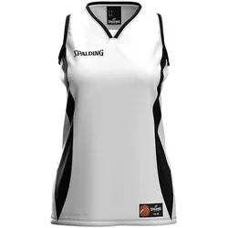 Spalding, Damen, Sportshirt, Jam (XL), Weiss, Schwarz