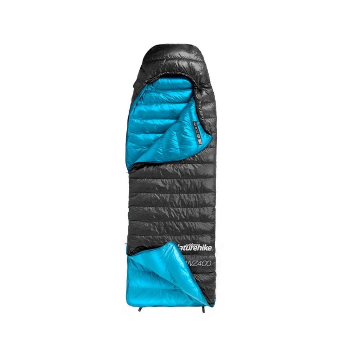 Naturehike CW400 Square Down Sleeping Bag CW400M/Black/650 Duck Down (NH18C400-D-CW400M/Black/650 Duck Down)