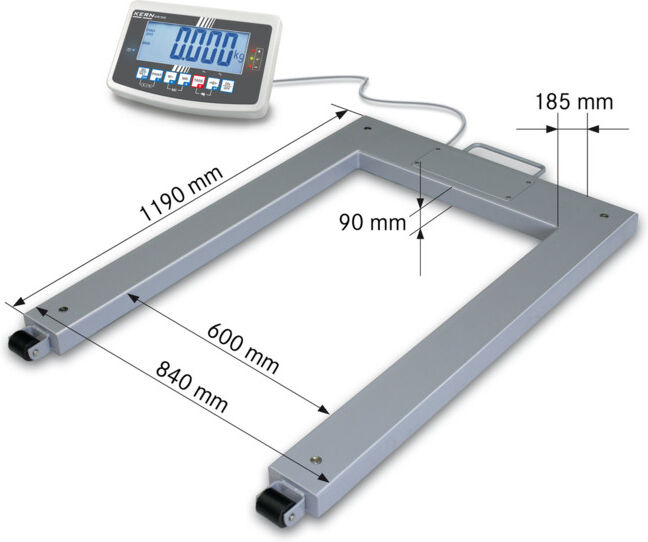 Pèse-palette UFB 1.5T0.5M Kern ; KERN & Sohn (UFB 1.5T0.5M)