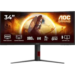 AOC CU34G4 34 Zoll WQHD Monitor 0,5 ms Reaktionszeit 180 Hz