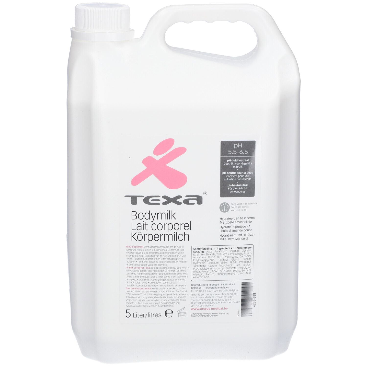 Texa Bodymilk 5l 5 l Milch