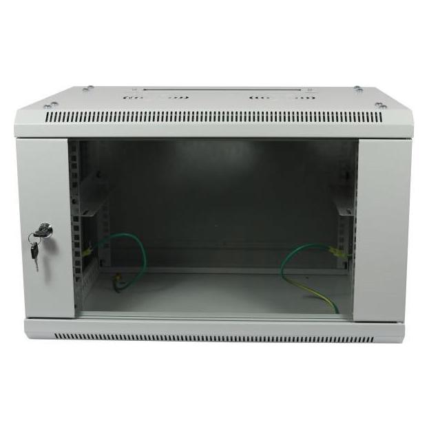 Allnet 19 Wandgehäuse 12HE B600 / T450mm zerlegt(Flat Pack) *lichtgrau* SMA-Serie (12 HE, 19 Zoll Rack) (ALL-SMA6412GRAU)