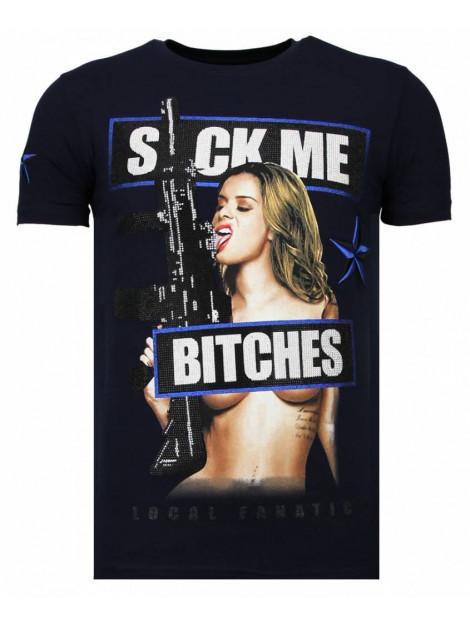 Local Fanatic Young rich famous rhinestone t-shirt