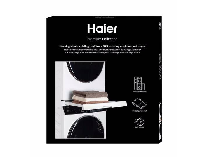 Haier HASTKU10 mit Auszugstisch Zwischenbausatz – Zwischenbausatz Waschturm