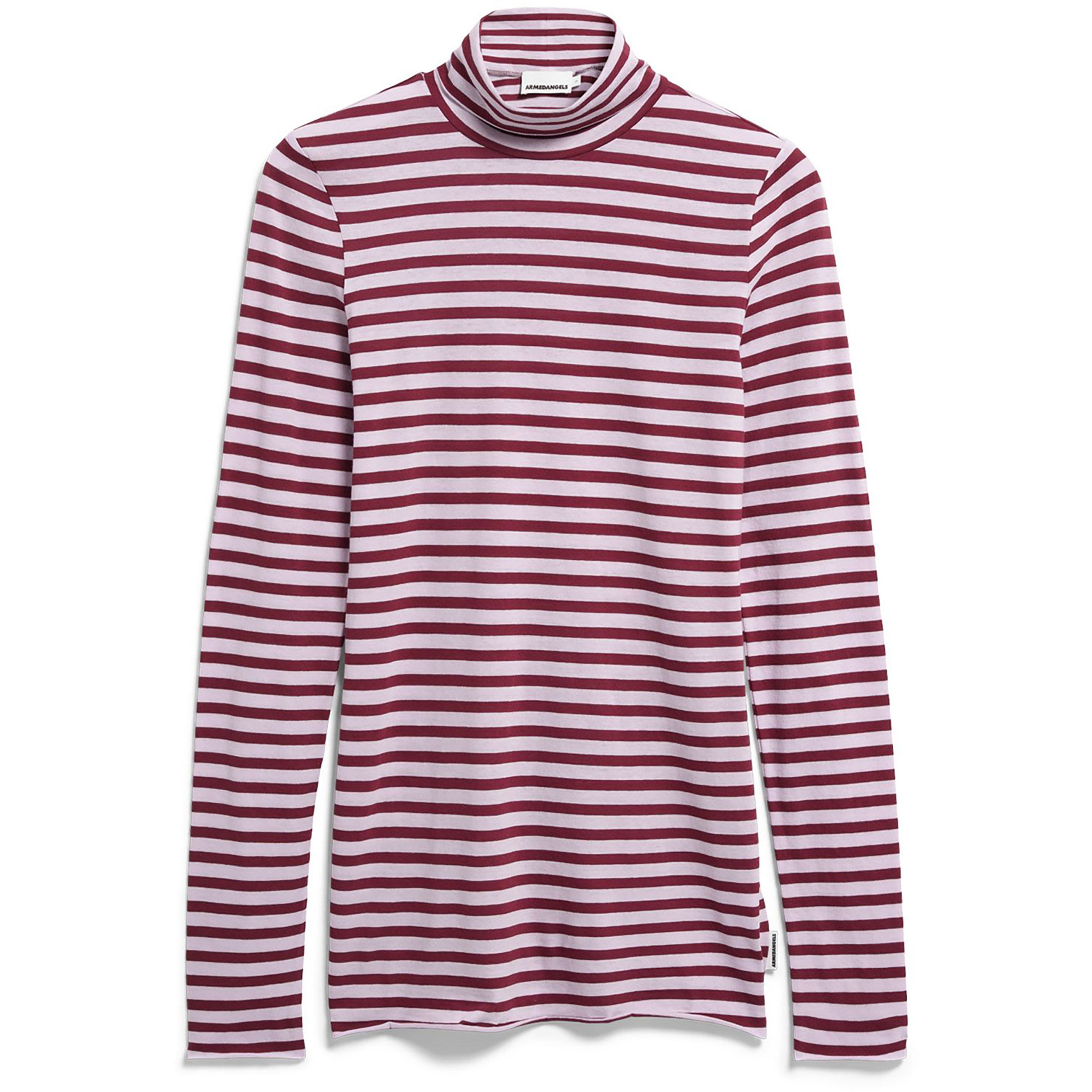 Armedangels Grazilianaa Stripes Damen Longsleeves lila Größe L Lifestyle Hautfreundlich
