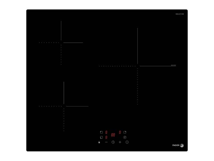FAI3531 TABLE DE CUISSON INDUCTION 59 cm - 3 foyers Noir