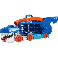 Ultimativer T-Rex-Transporter, Spielfahrzeug orange, für mehr als 20 Autos