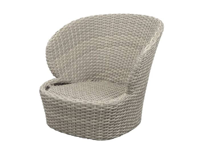 Cane-line Fauteuil lounge Coast swivel Sand (Flat Weave)