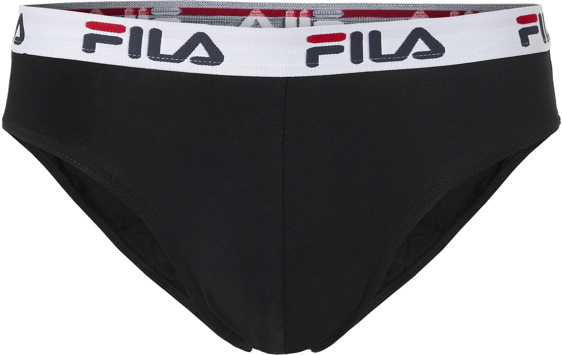 Slip FILA "MAN BRIEF", Herren, Gr. XL, schwarz, Jersey, Obermaterial: 95% Baumwolle, 5% Elasthan, körpernah, Unterhosen Slip, mit elastischem Logobund schwarz XL