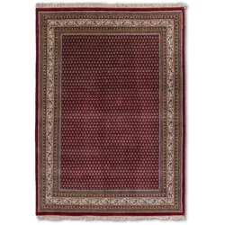 Orientteppich Mir Royal 170 x 240 cm Wolle Rot