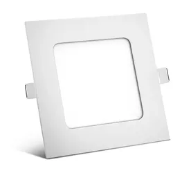 V-Tac 3w eckig LED Panel Einbauleuchte Spot Deckenleuchte flach slim Panel Quadrat 8.5x8.5 cm warmweiß