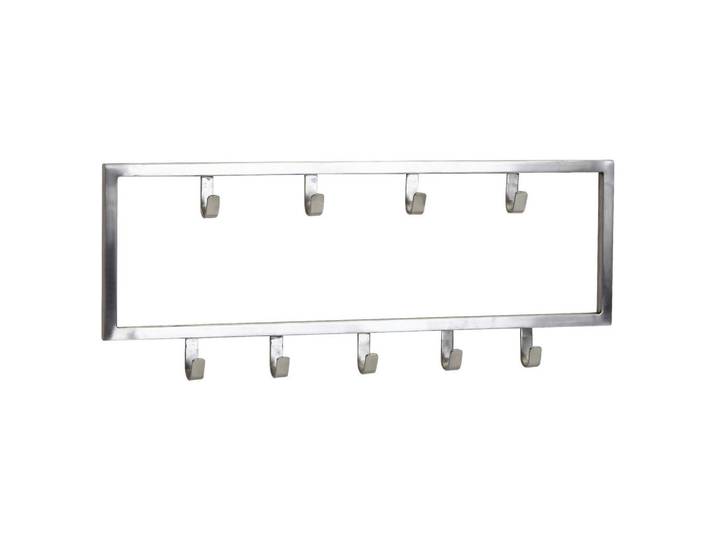 Mid.you Wandgarderobe, Silberfarben, Metall, 50x20x4 cm, Garderobe, Garderobenpaneele, Wandgarderobe